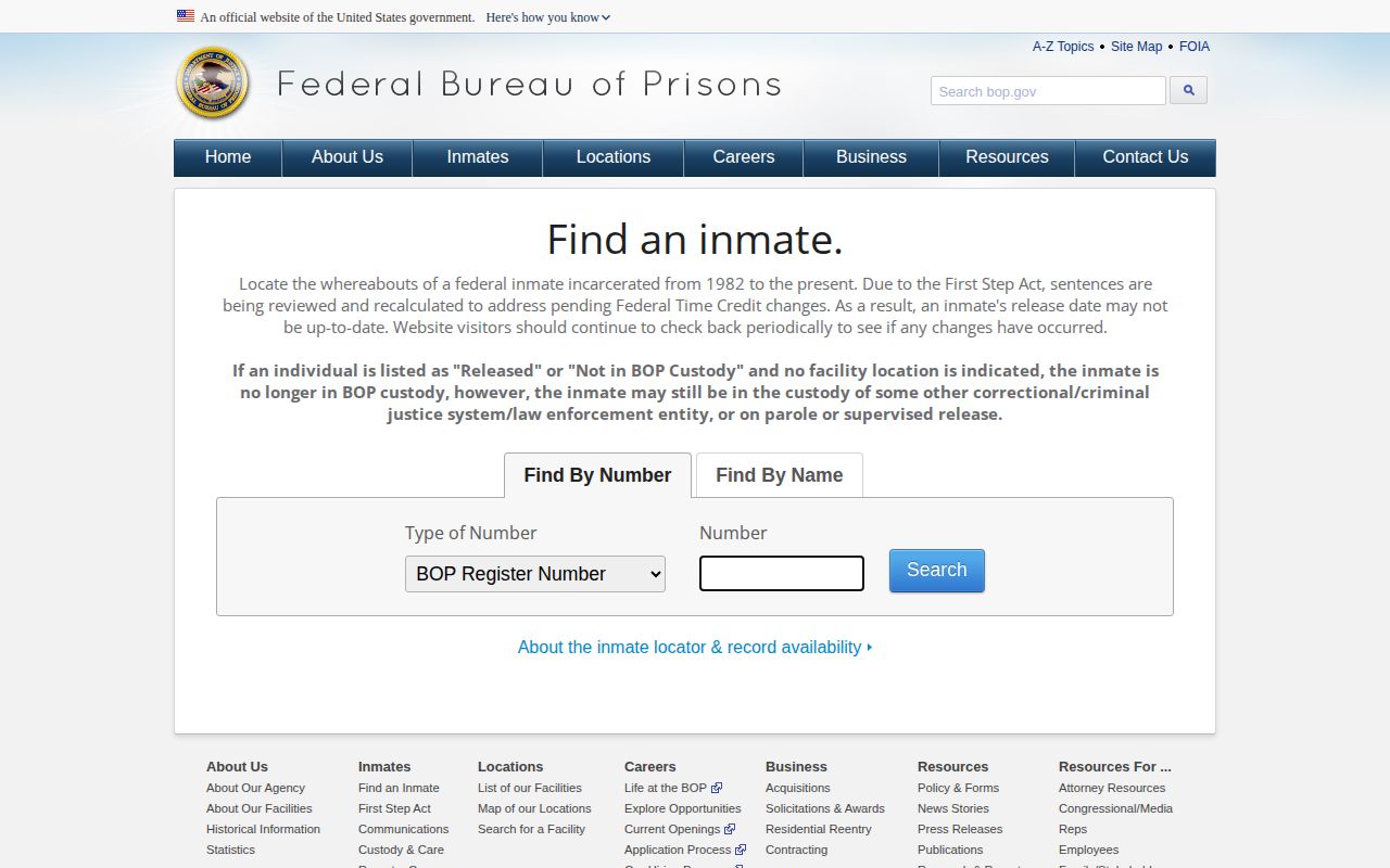 Federal inmate search compared with Clinton County arrest records